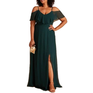NWT Birdy Grey JANE Convertible Dress Chiffon Emerald - 1X